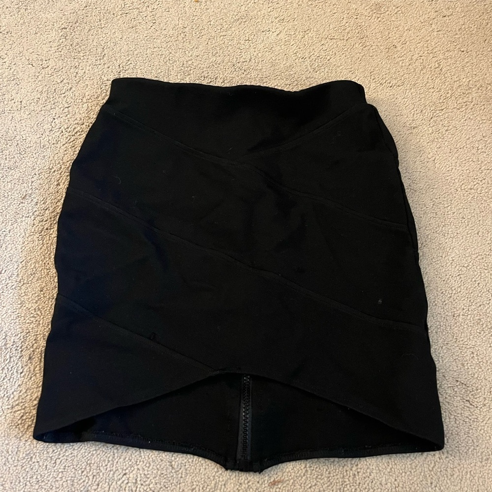 Topshop Black Mini Skirt